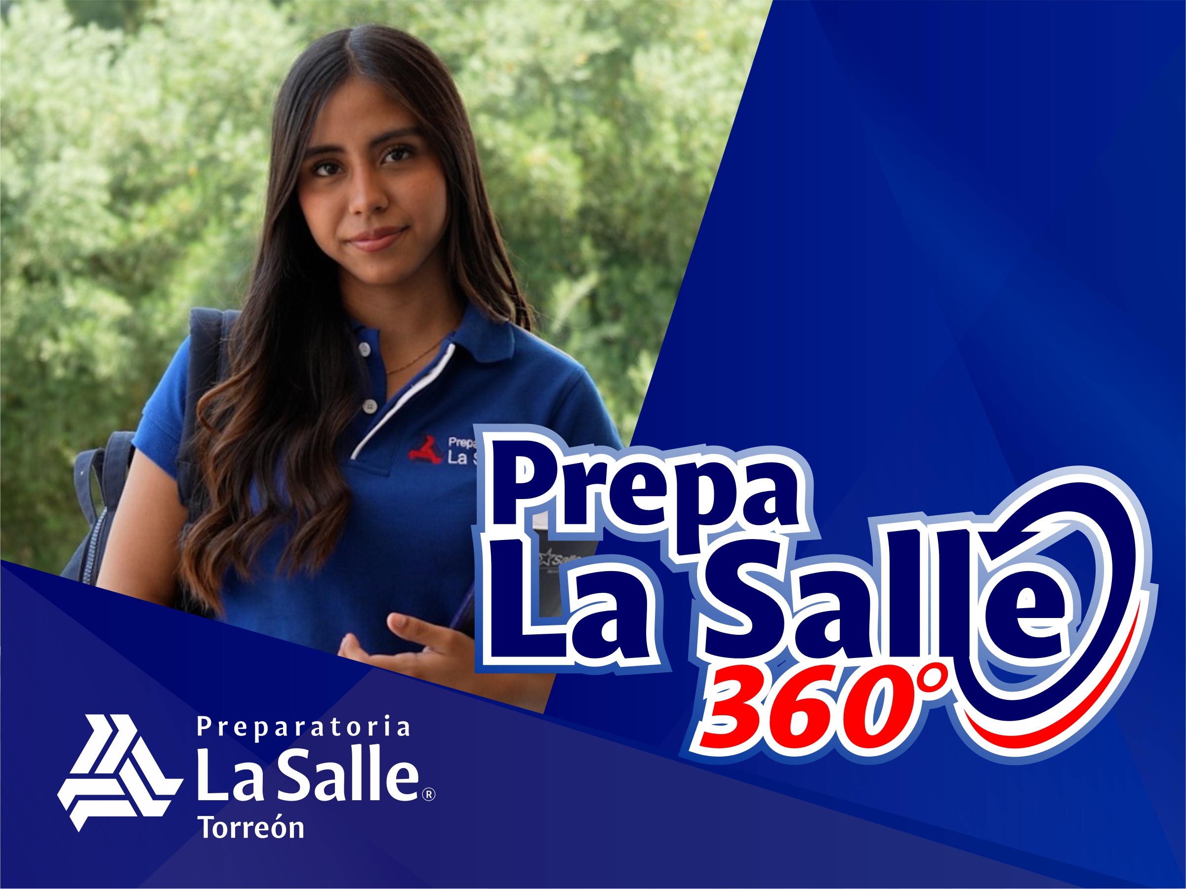 Estudiante sujetando libros